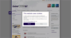Desktop Screenshot of newcomer.de